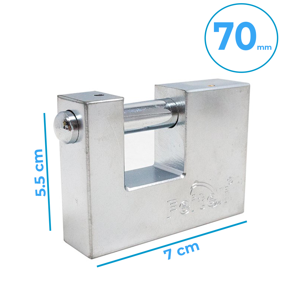 Candado para Cortina de Acero Endurecido 70 mm - Image 3