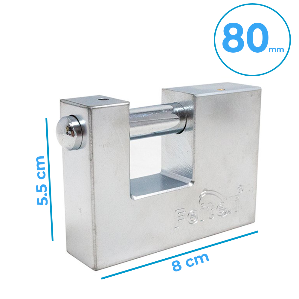 Candado para Cortina de Acero Endurecido 80mm - Image 3