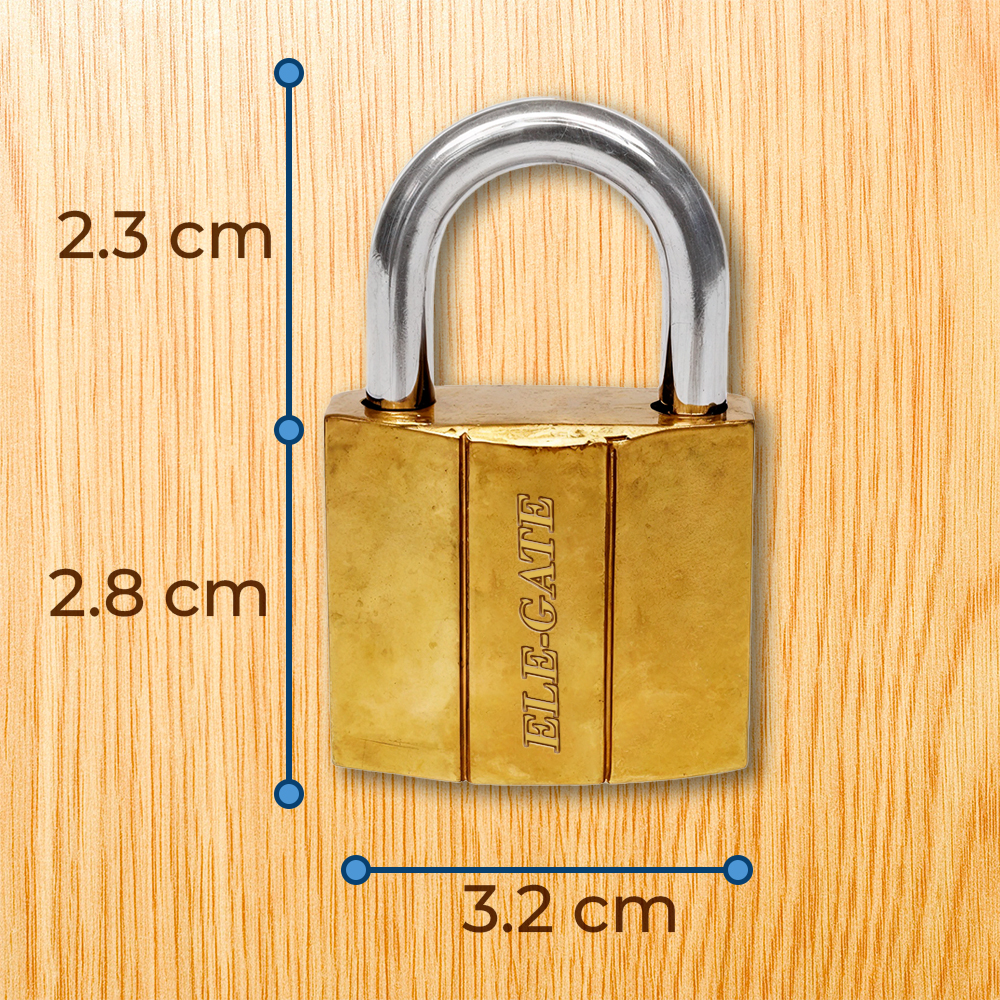 Candado de Hierro Gancho Cortó 32mm - Image 3