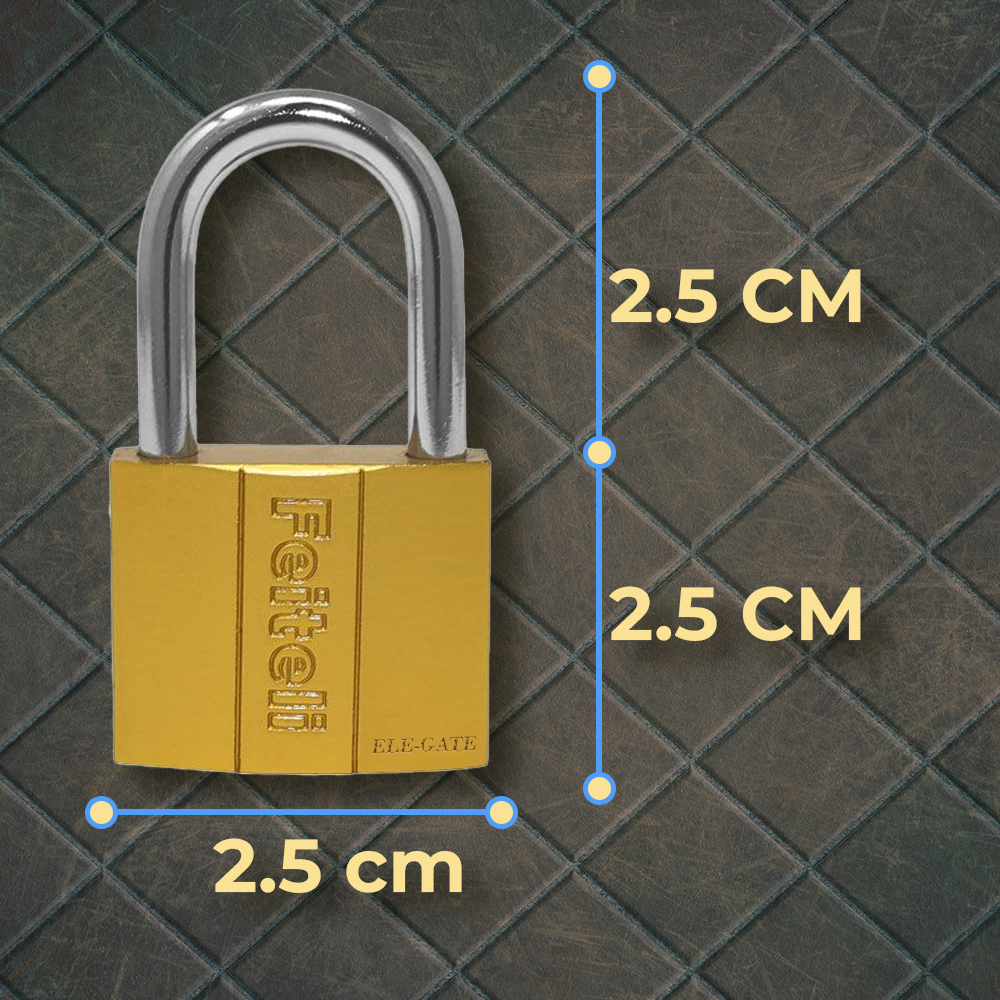 Candado de Hierro Gancho Largó 25 mm - Image 3