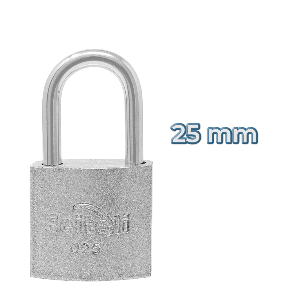 Candado de Hierro con Gancho Largo 25mm