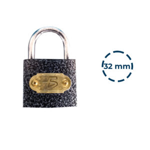 Candado Gancho Largo de Hierro Reforzado 32mm