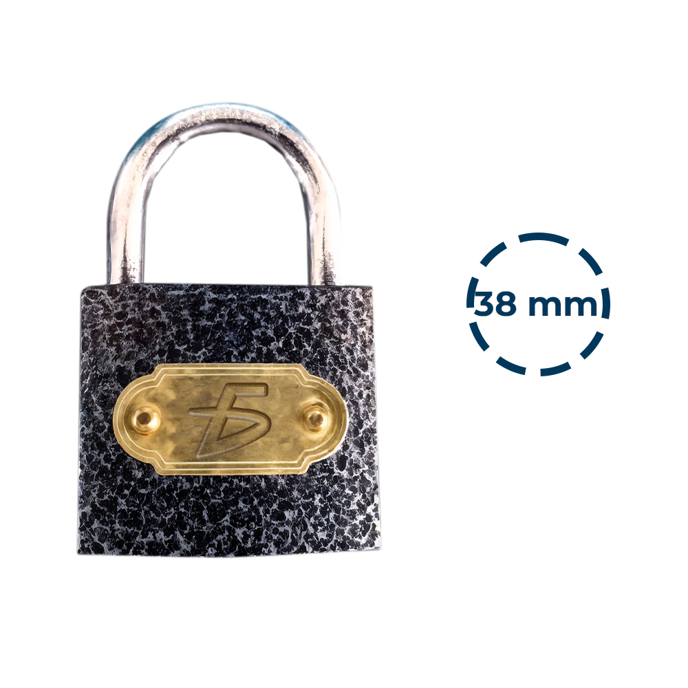 Candado Gancho corto de Hierro Reforzado 38mm