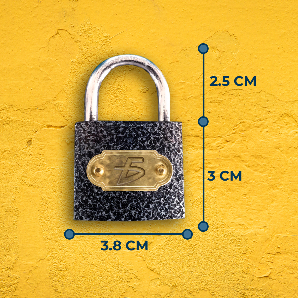 Candado Gancho corto de Hierro Reforzado 38mm - Image 4