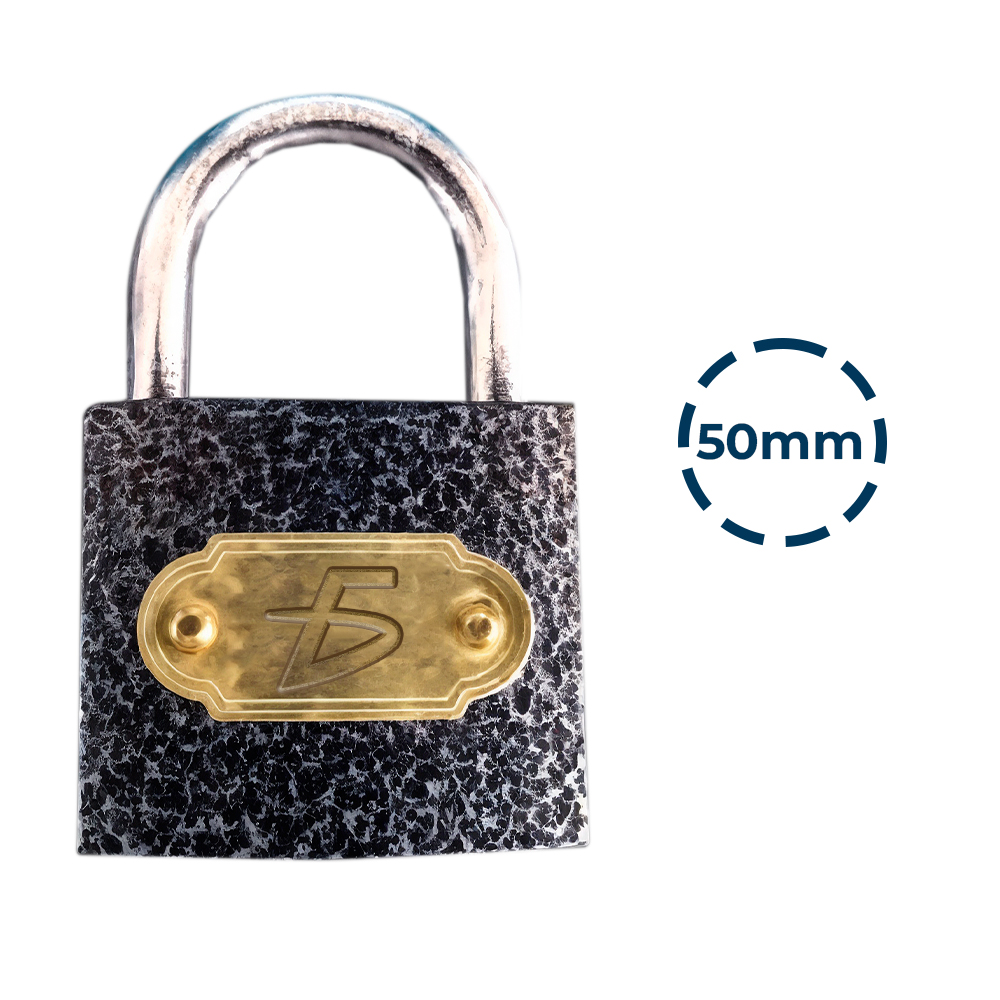 Candado Gancho corto de Hierro Reforzado 50mm