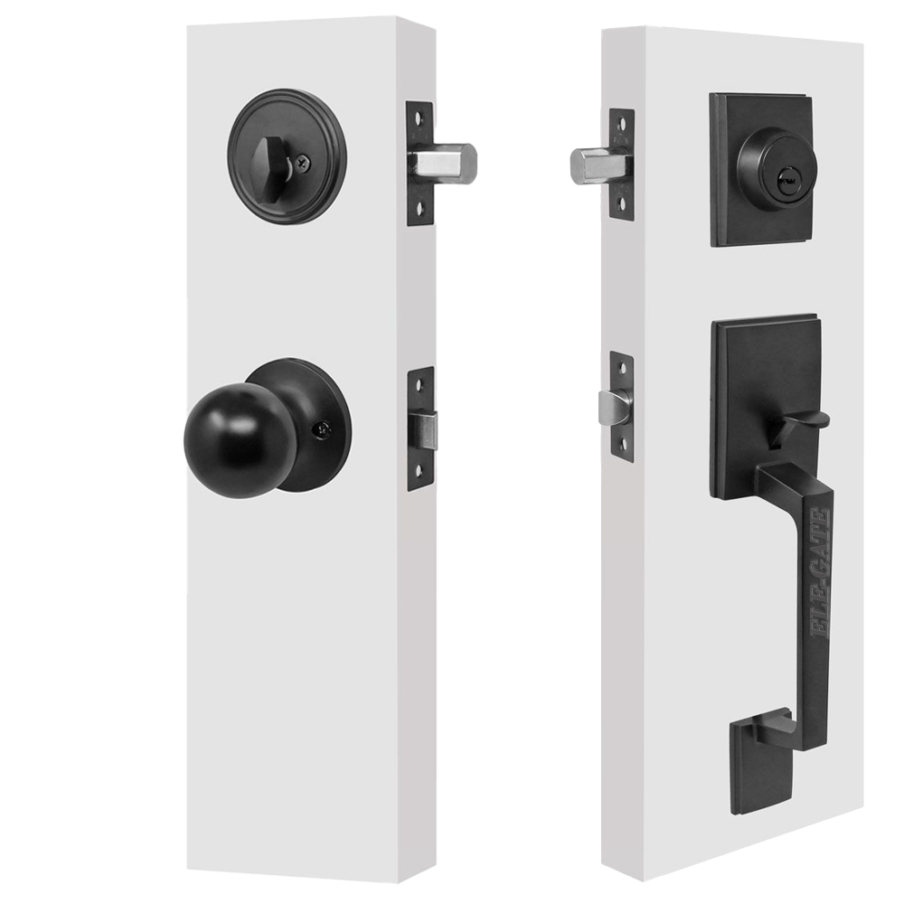 Cerradura para Entrada Principal Níquel Gris - Image 2