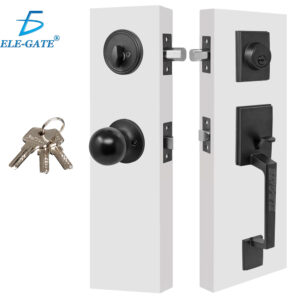 Cerradura para Entrada Principal Níquel Gris