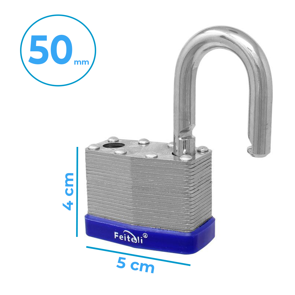 Candado Laminado Gancho Corto 50 mm - Image 3