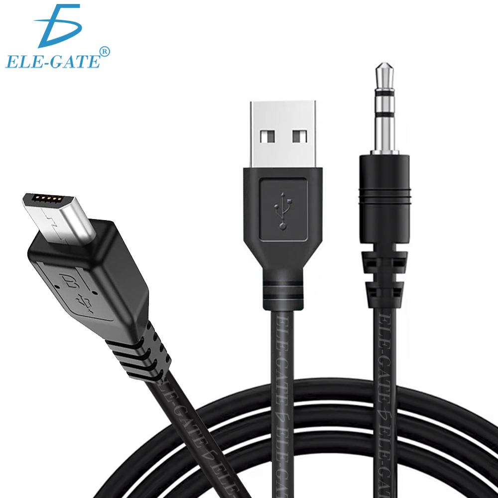 Cable Micro USB (V8) a USB y Jack 3.5mm de 1.5 metros de largó