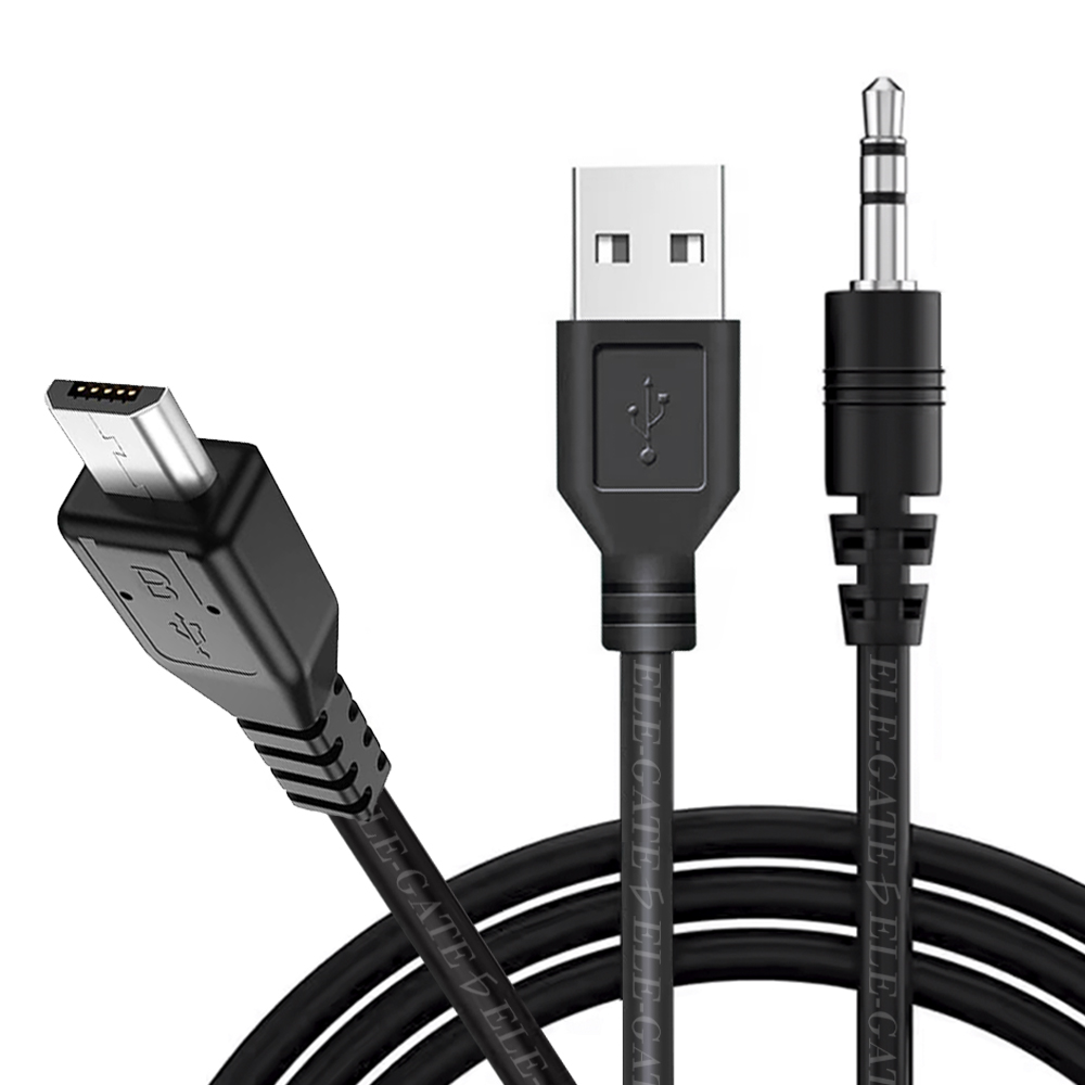 Cable Micro USB (V8) a USB y Jack 3.5mm de 1.5 metros de largó - Image 3