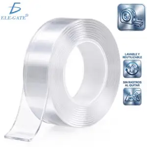 Cinta Nano Gel Transparente Doble Cara 5 m x 1 cm ELE-GATE
