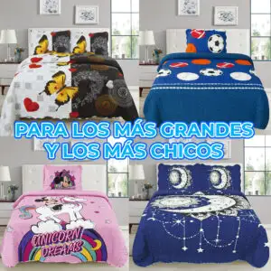Colcha Fresca de Poliéster con Fundas de Almohada