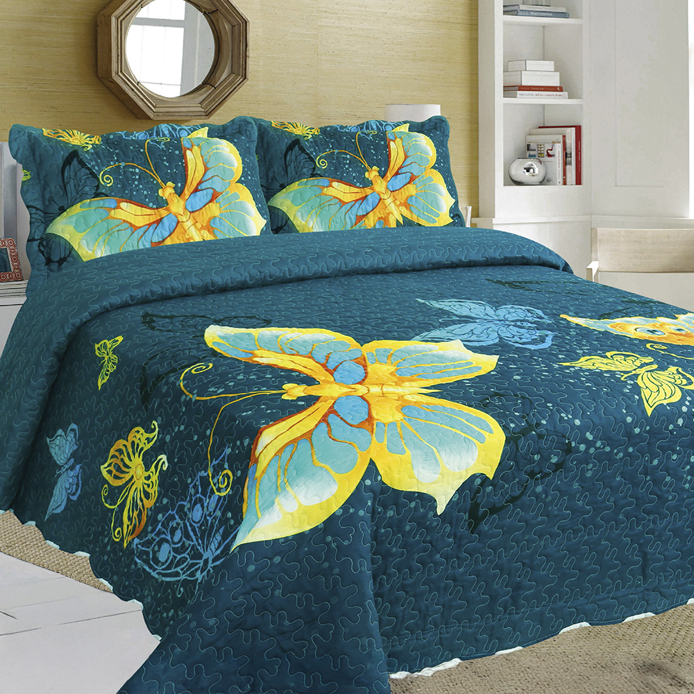 Colcha Fresca de Poliéster con Fundas de Almohada - Image 21