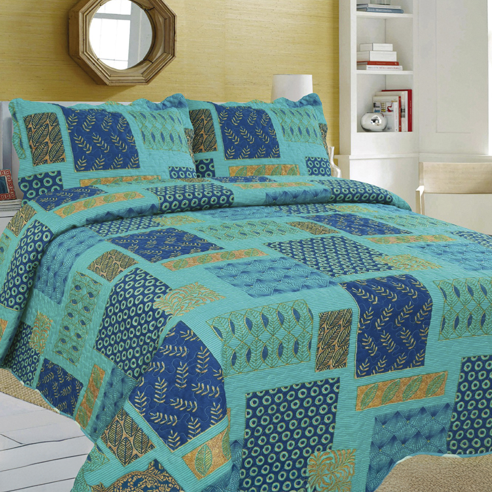 Colcha Fresca de Poliéster con Fundas de Almohada - Image 17