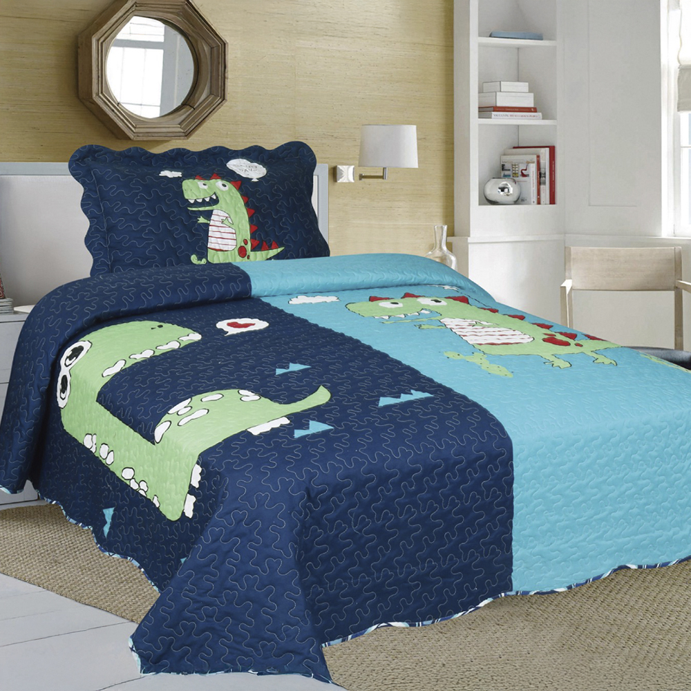 Colcha Fresca de Poliéster con Fundas de Almohada - Image 3