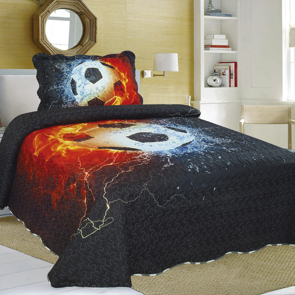 Colcha Fresca de Poliéster con Fundas de Almohada - Image 2