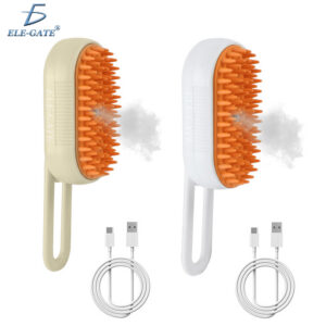 Cepillo con Vaporizador para Mascotas con Carga USB