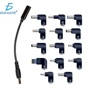 Kit de 14 Puntas Con Cable Adaptador USB-C a DC Universal
