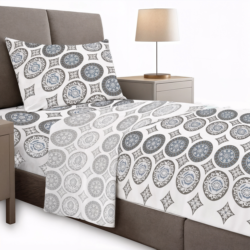 Juego de Sábanas de Micro Fibra con Estampados en Tendencia - Image 3