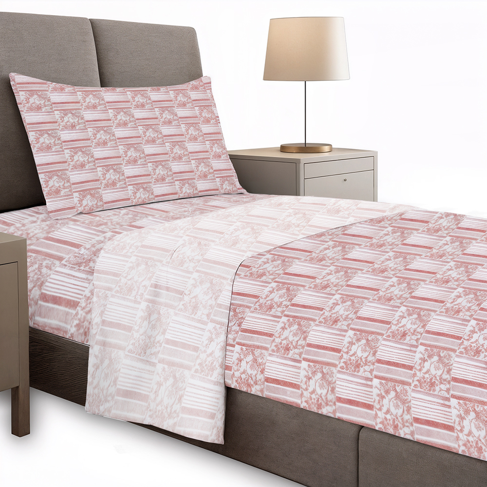 Juego de Sábanas de Micro Fibra con Estampados en Tendencia - Image 2