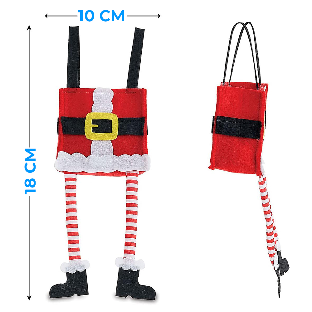 Bolsa Decorativa de Pies de Santa Navideño - Image 4