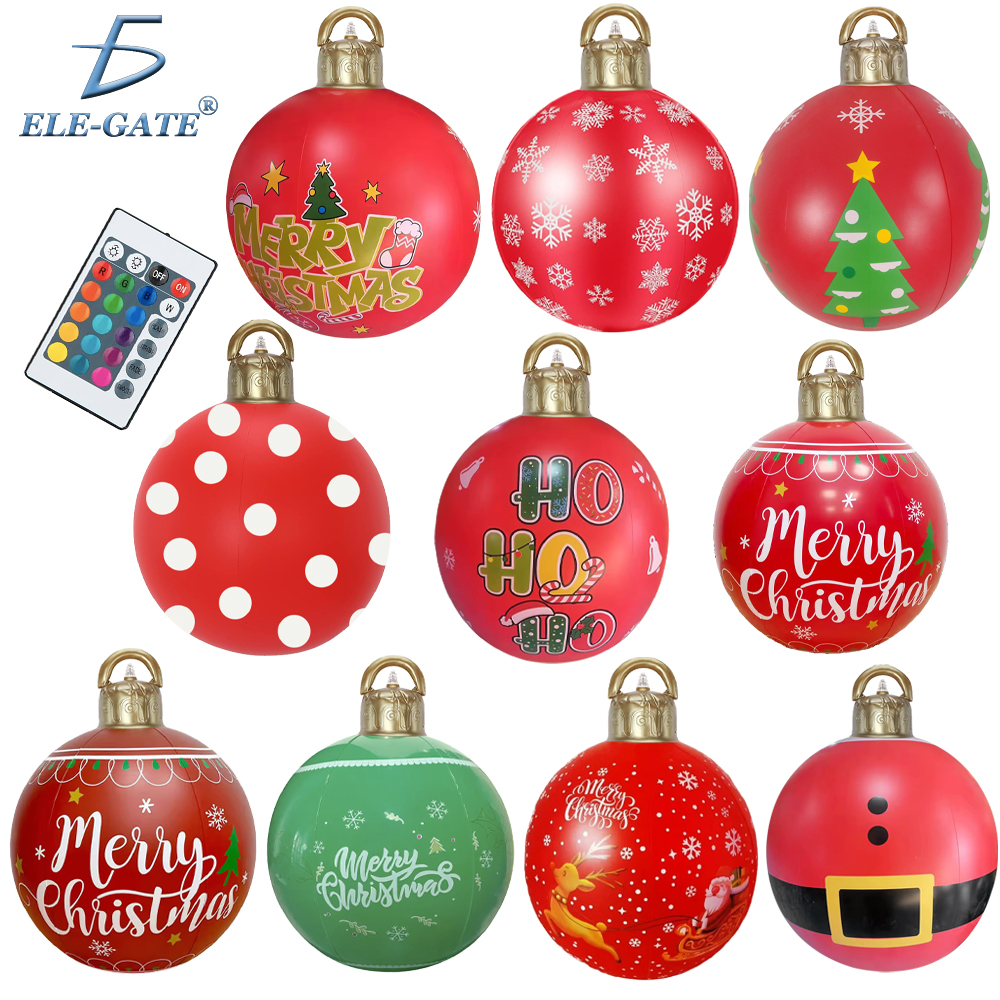 Esfera de Navidad Inflable con Luz Led RGB