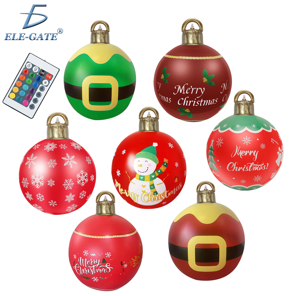 Esfera de Navidad Inflable con 10 Luces Led RGB con Control