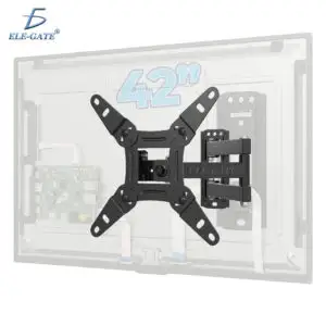 Soporte de Pared para TV de 17 a 42 Pulgadas | Giratorio, Extensible e Inclinable | Hasta 20 kg