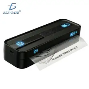 Impresora Térmica Portátil Inalámbrica A4 para Viajes – Impresora Bluetooth sin Tinta