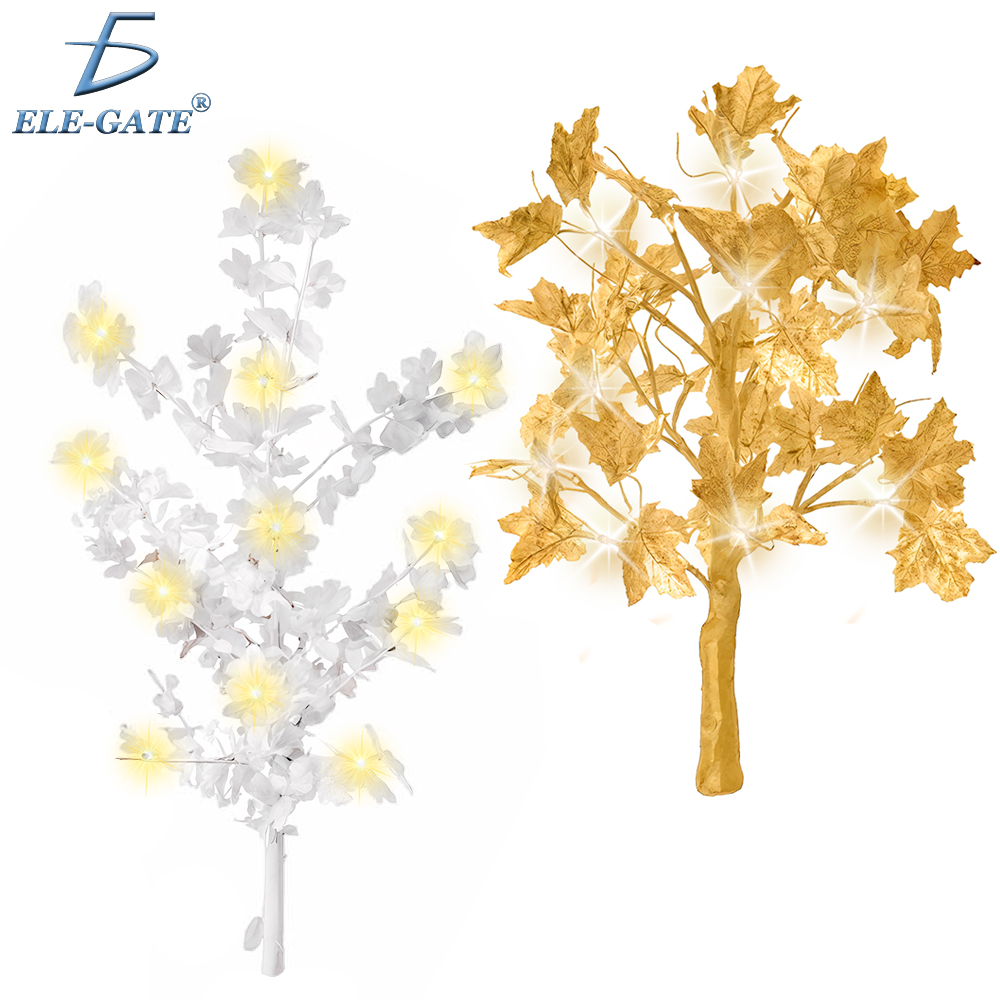 Árbol de Arce Decorativo con 24 Luces LED Cálidas