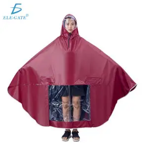 Capa Impermeable con Ventana Transparente