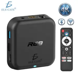 Smart TV Box Android 14.0 R69 4K WiFi 6 Bluetooth 5.0 Quad Core