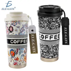 Termo Hermético Floral 500 ml para Bebidas Frías o Calientes