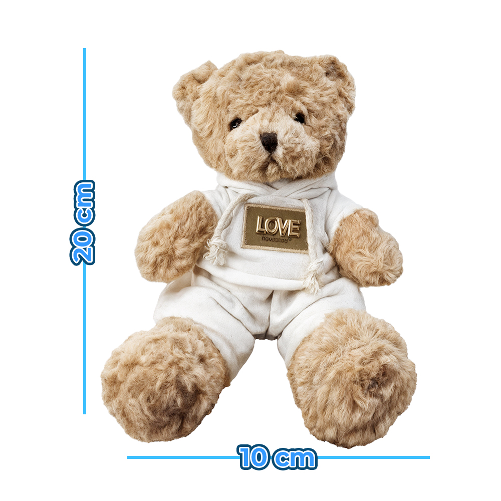 Oso de Peluche con Sudadera de Moda - Image 4