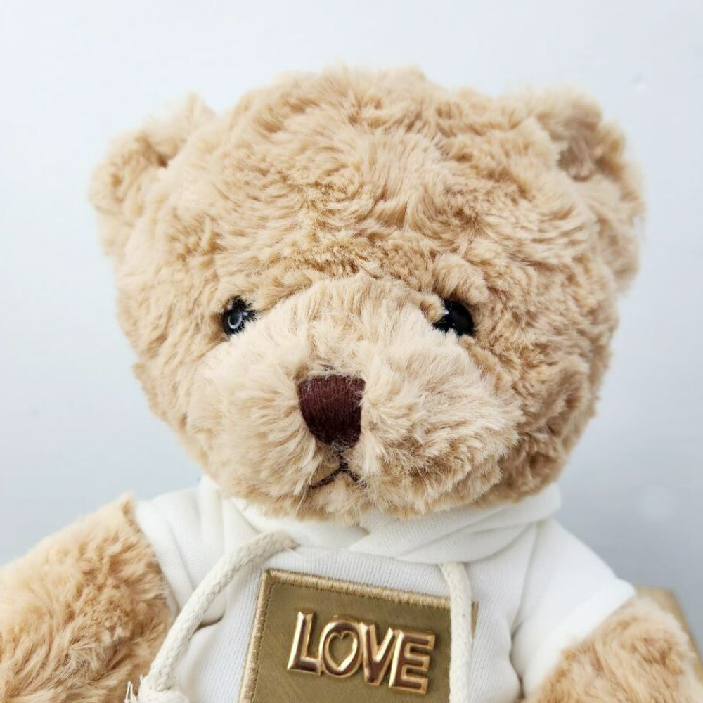 Oso de Peluche con Sudadera de Moda - Image 2