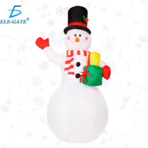 Inflable de Muñeco de Nieve 1.5 m con Luz LED y Ventilador