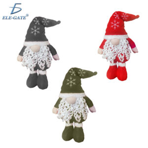 Adorno Navideño Artesanal de Ayudante de Santa