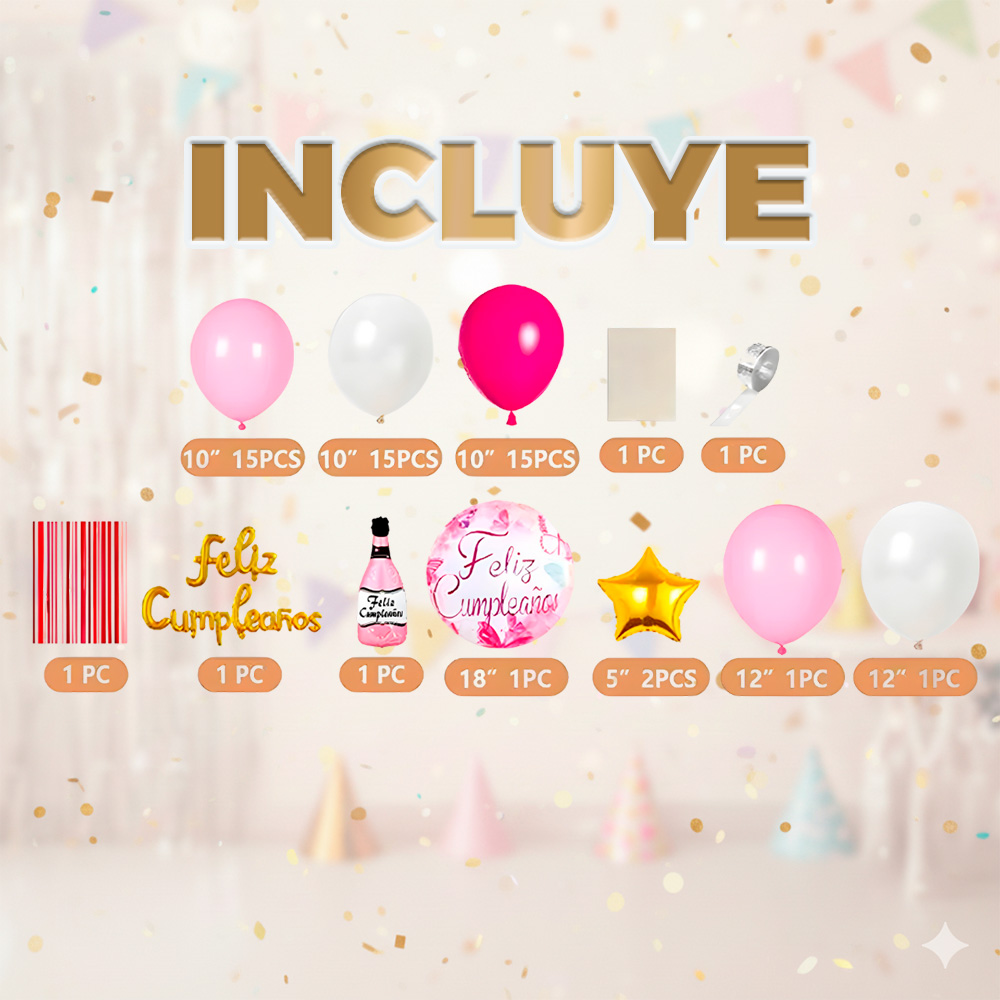 Kit de Globos Premium para Fiesta de Cumpleaños - Image 13