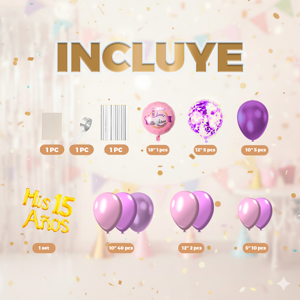 Kit de Globos Premium para Fiesta de Cumpleaños - Image 10