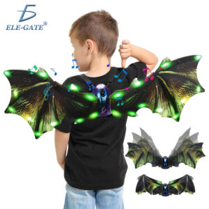 Alas de Dragón con Movimiento, Luz RGB y Sonido