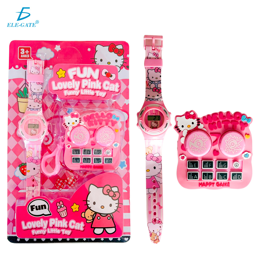 Kit Horas de Diversión Infantil con Reloj Digital y Llavero Armónico Tipo Batería - Image 10