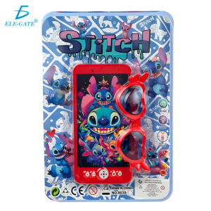 Kit Fashion Infantil con Celular y Lentes de Juguete de Stitch