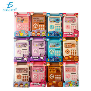 Alcancía de Juguete Kawaii con Llave y Doble Ranura