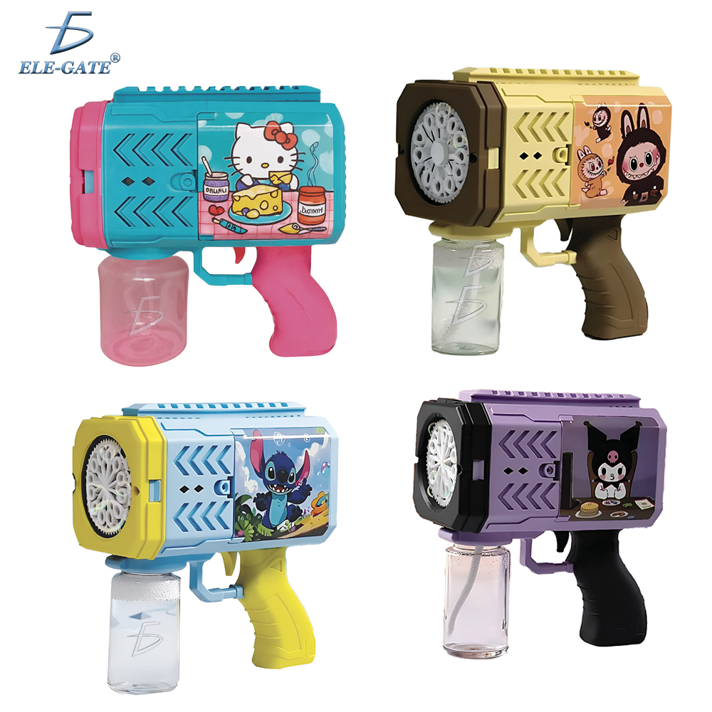 Pistola de Burbujas Kawaii con Diseño de Personaje