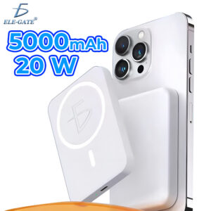 Batería Inalámbrica Magnética 5000 mAh 20W con Tecnología MagSafe