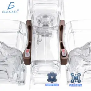 Par de Rellenos de Espacio para Asiento de Coche con Organizador – Universal para Auto, SUV y Camión | Color Café