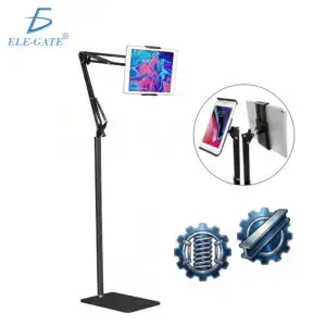 Soporte de Suelo Ajustable para Tablet y Celular 360° – Altura 135 cm
