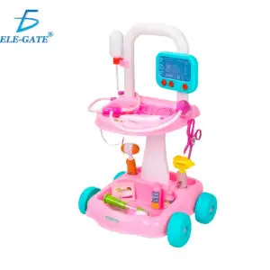 Carrito Médico para Niños – 34 Piezas con Luces y Accesorios