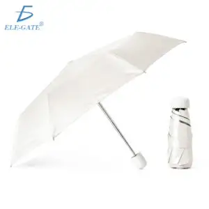 Paraguas Plegable para Sol y Lluvia Apertura Fácil Ideal para Bolso y Viaje
