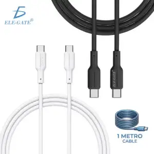 Cable USB-C a USB-C 60W de 1 m de Silicona Flexible